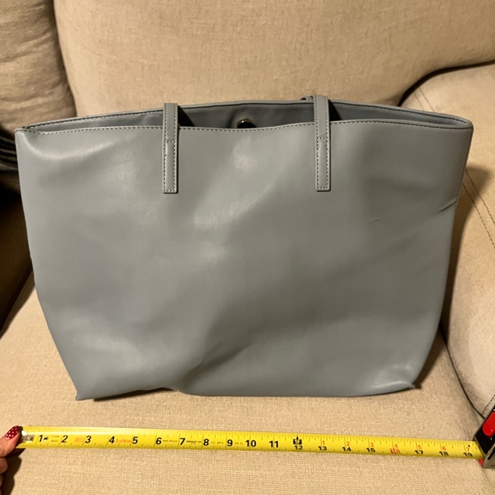 Lulu Dharma Grey/Blue Tote Bag